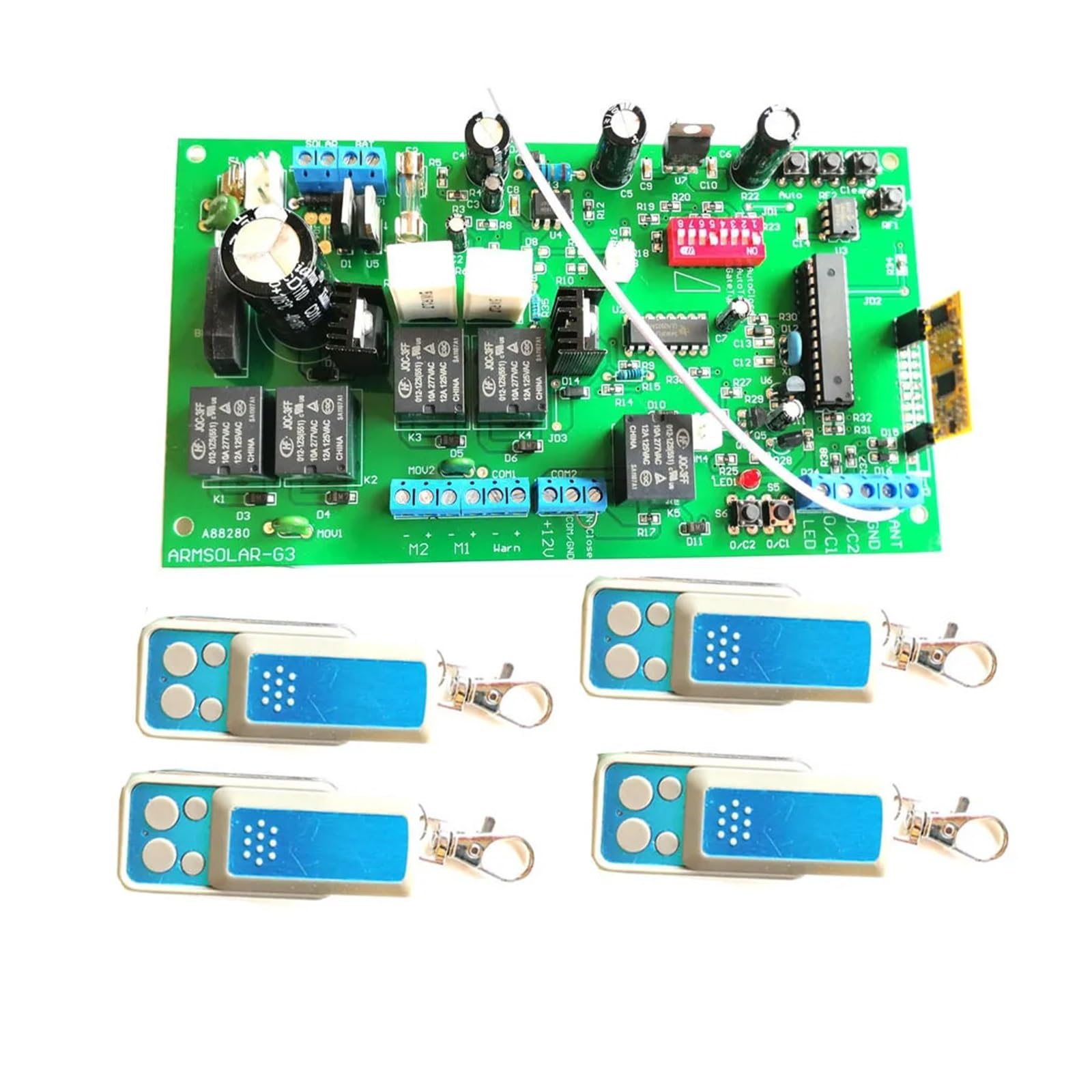 Automatic Gate Opener, 150kg Automatic Swing Gate Opener Motor Operator Circuit Board Electronic Card Controller(Kit 5)