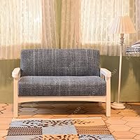 Vista 6 de iLAND Juego de sofá de casa de muñecas y sofá en miniatura con mini cojines de pata de gallo, muebles de casa de muñecas en escala 1/12 para sala