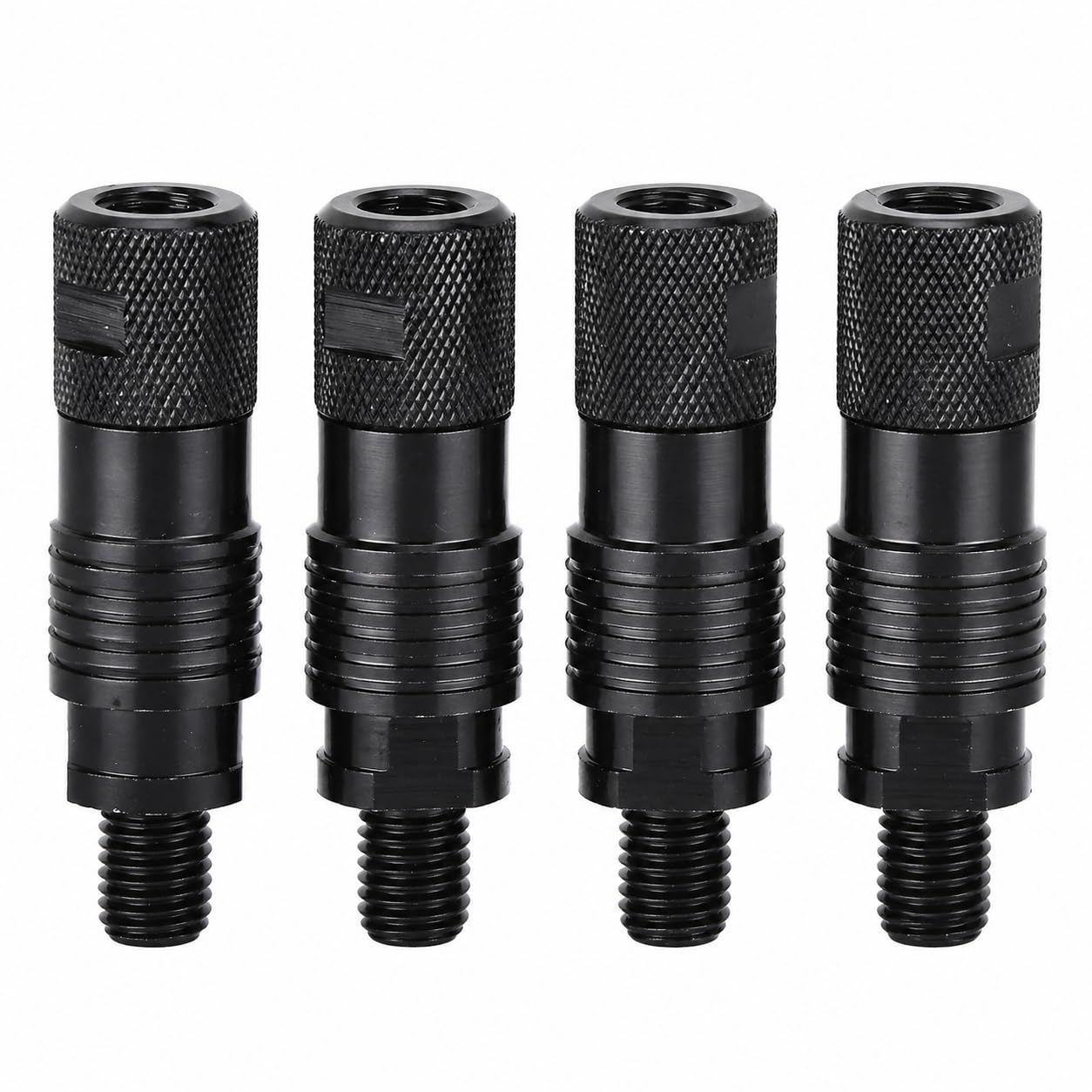 RiToEasysports Adaptateur Alarme Pêche, Connecteur Dégagement Rapide 4 Pièces, Accessoire Rod Pod pour Pêche à la Carpe Noc et Jour, Anglers Banque et Campement
