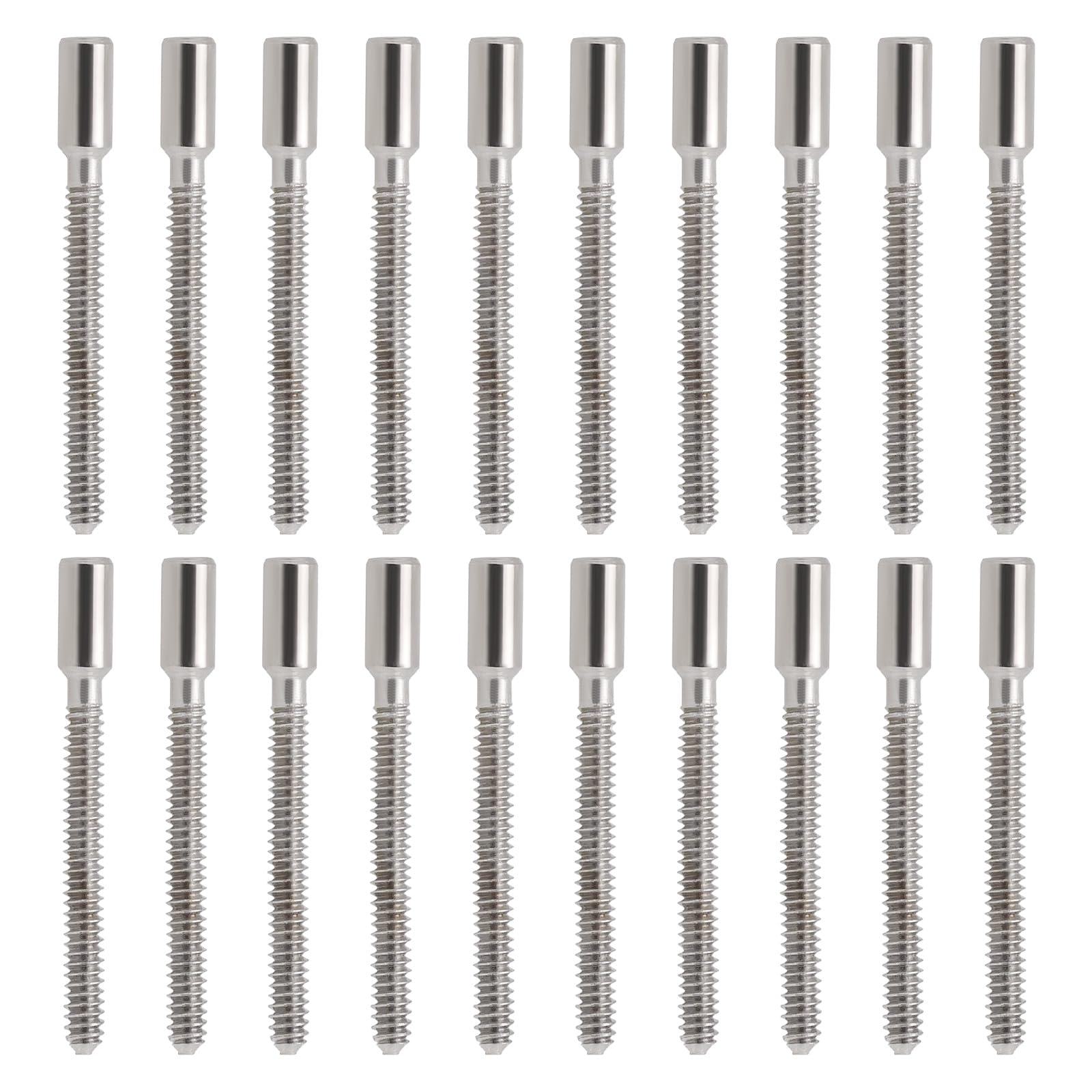 YINETTECH 20Pcs Watch Stem Extenders 0.9mm Watch Extension Bar Watch Spring Bar Winding Stem Extender Watch Crown Stem Extender Watch Repair Accessory
