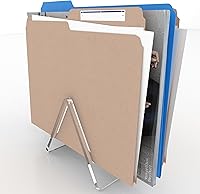 Vista 5 de Soporte para archivos de acrílico transparente, organizador de archivos de escritorio de oficina, organizador de acrílico premium de 0.236 pulgadas