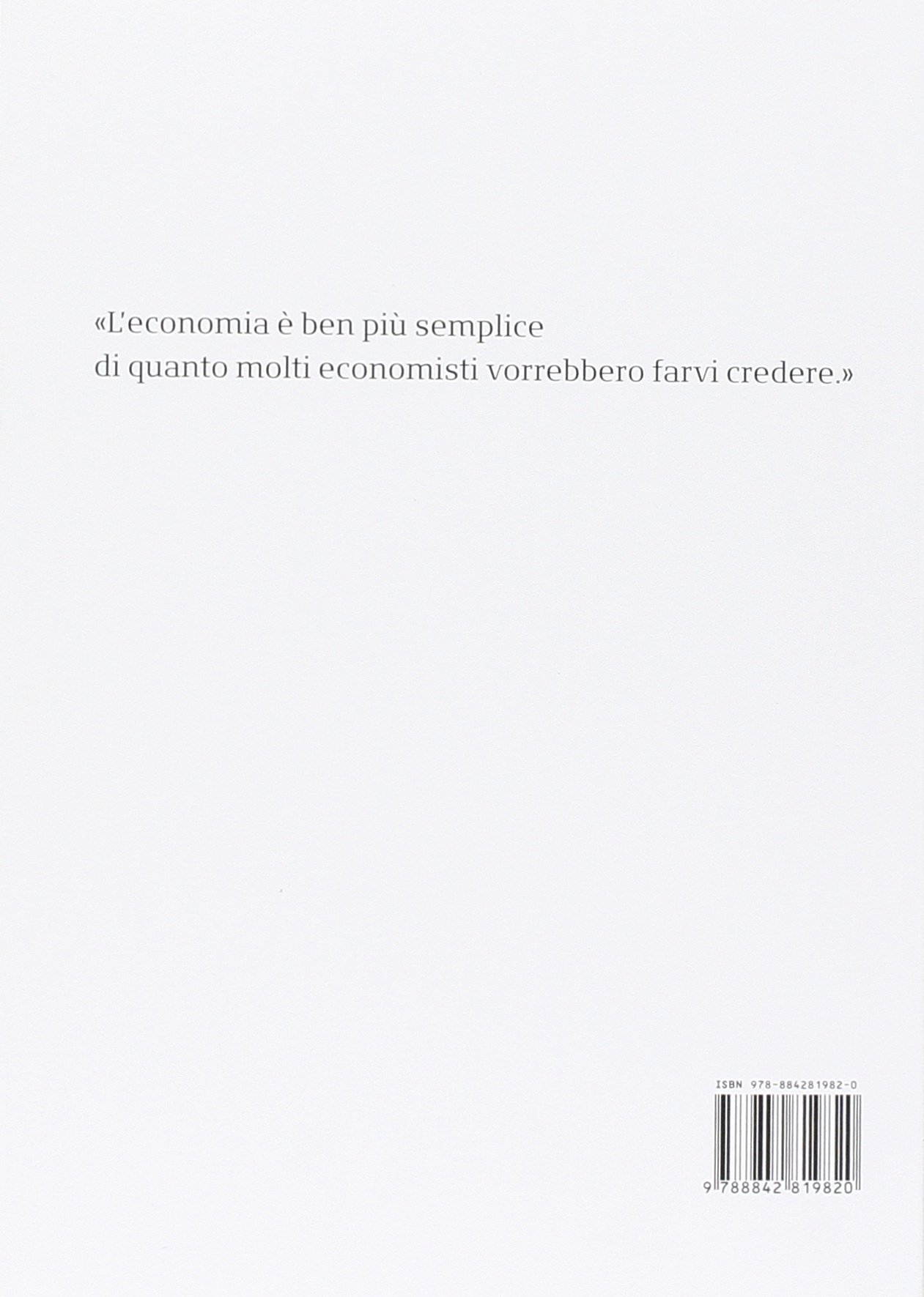 Economia. Istruzioni per l'uso