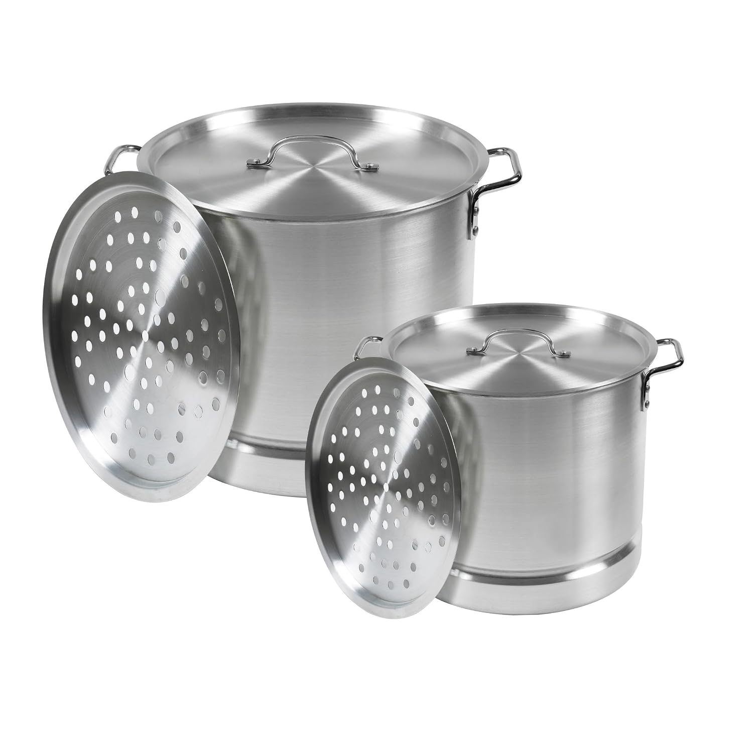 IMUSA Aluminum Steamer Dual Piece Set