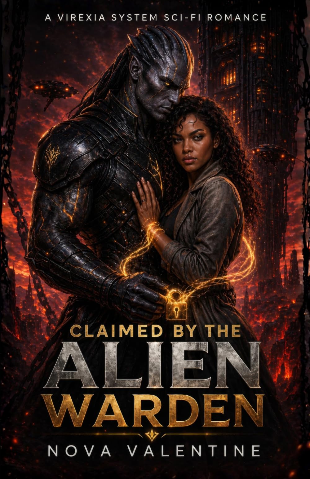 Claimed by the Alien Warden: A Steamy Fated Mates Alien Warrior Romance (A Virexia Systems Sci-Fi Romance)