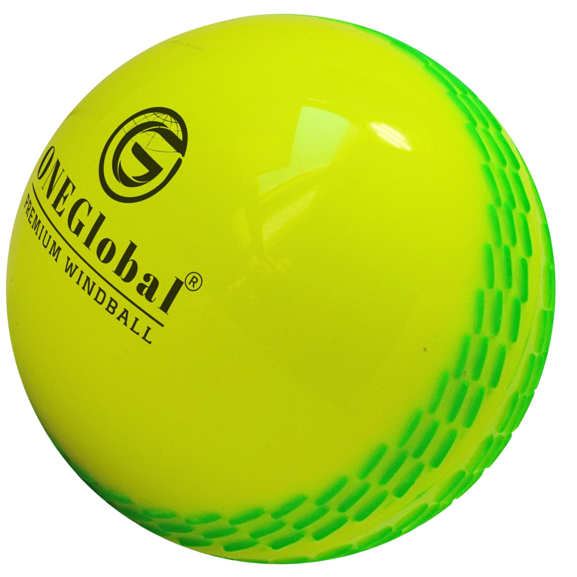 ONEGlobal Premium Windball Soft Cricket Ball, 6-FLUORO YELLOW, Standard - Image 2