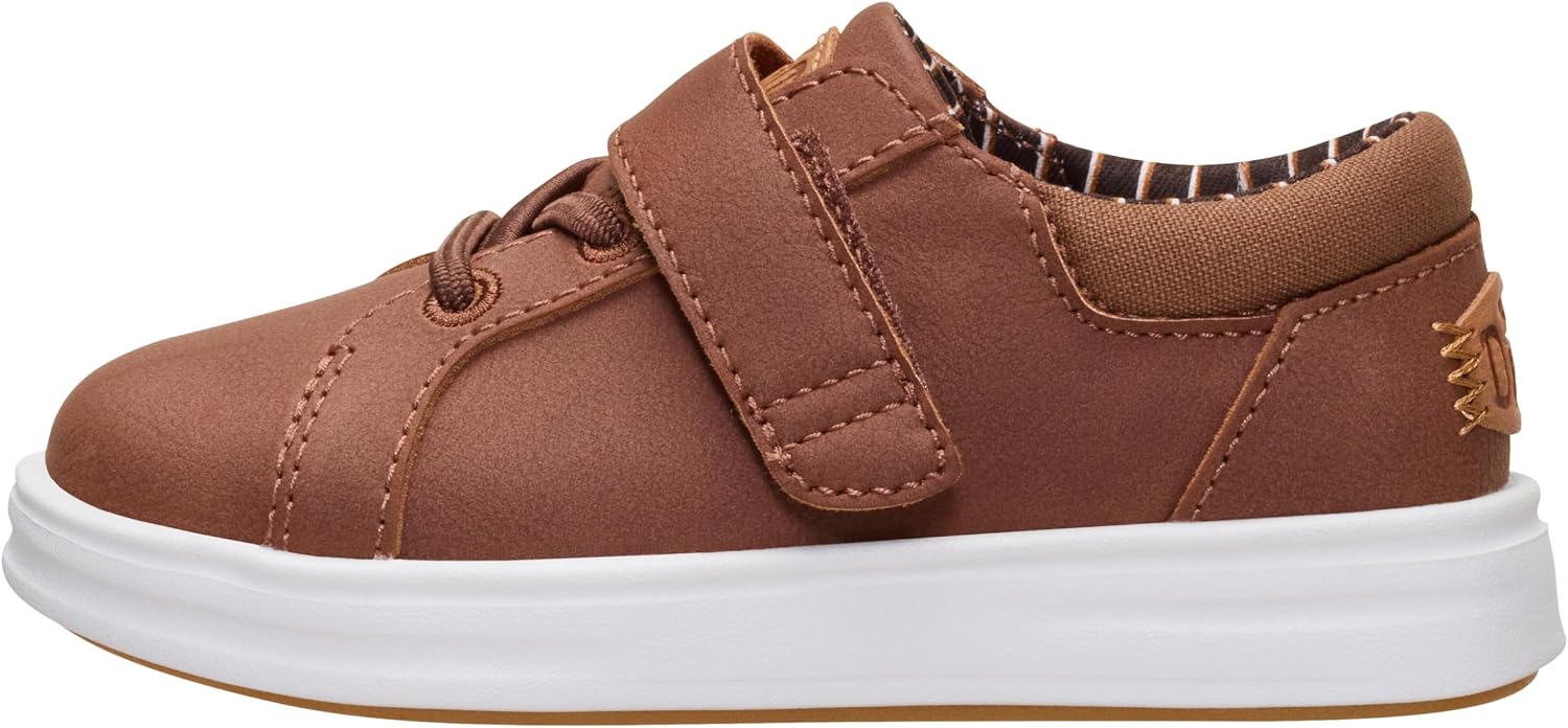 HEYDUDE Toddler Boys' Paul Pro AC Classic | Easy On Canvas Shoes with Strap Made for Everyday Play