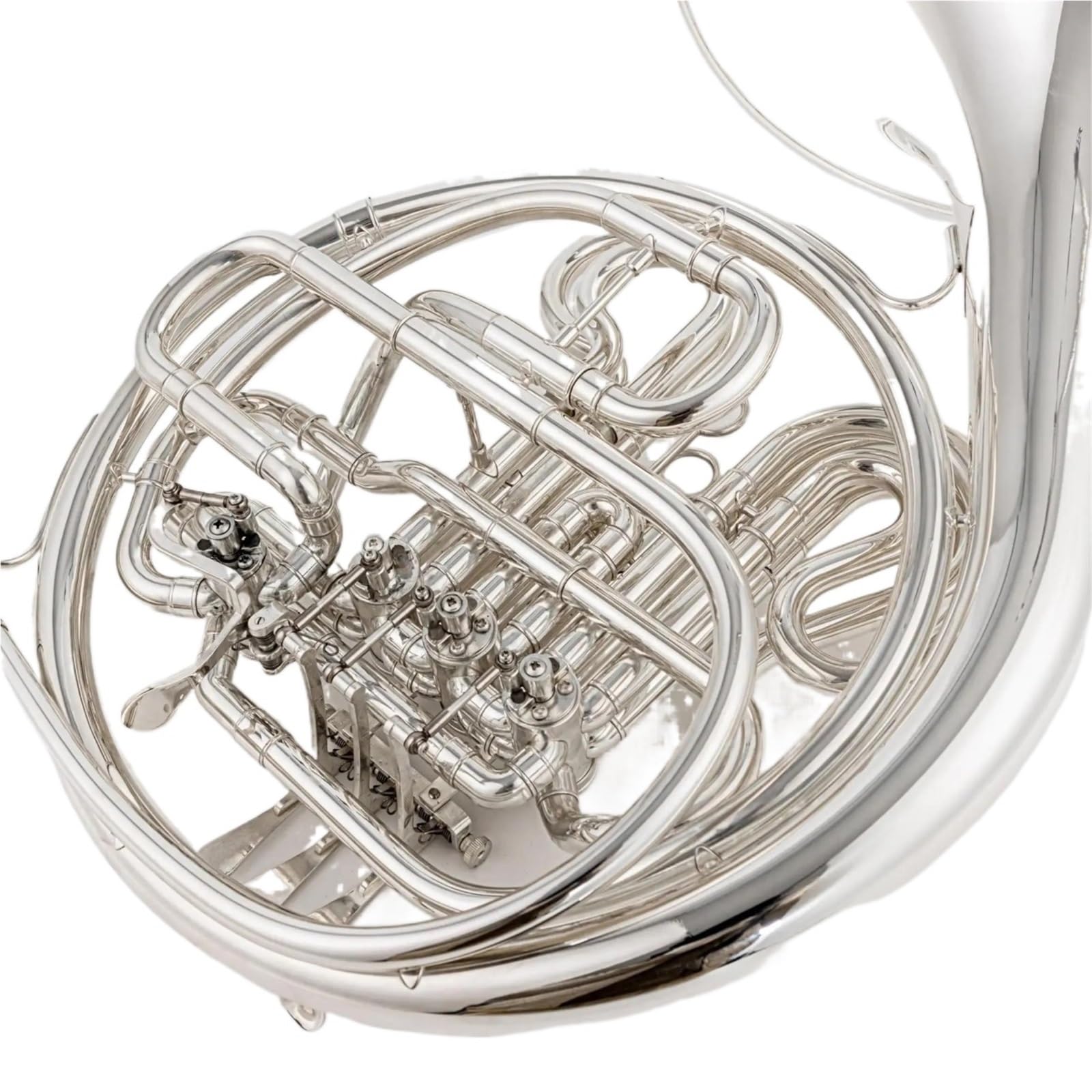 Waldhorn Waldhorn Integral Doppel 4 Klappen F Stimmung Bb Stimmung Silber Mit Zubehör