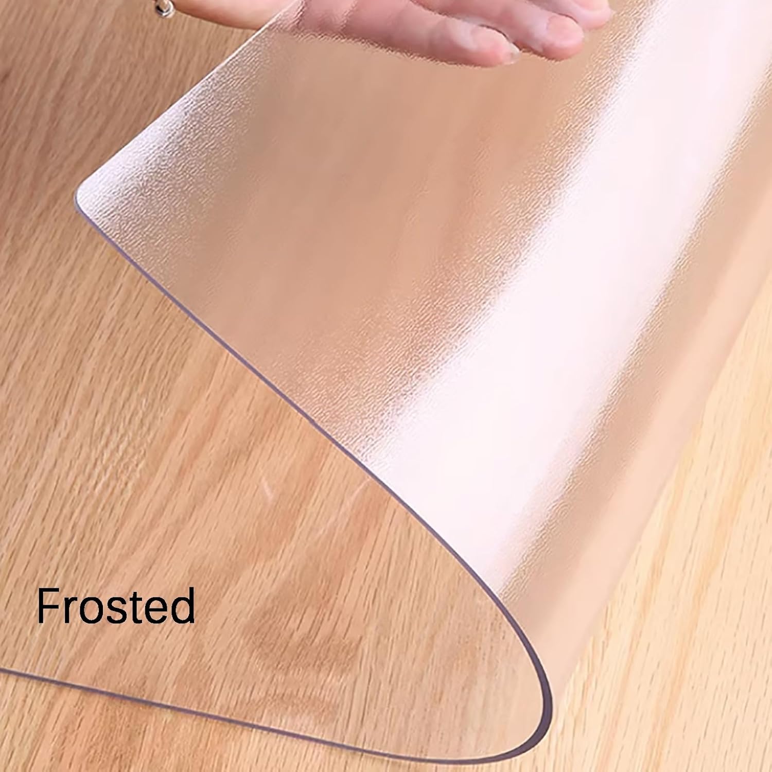 Clear Office Chair Mat Floor Protector for Office Chair and Table Easy to Clean Transparent 120x180cm