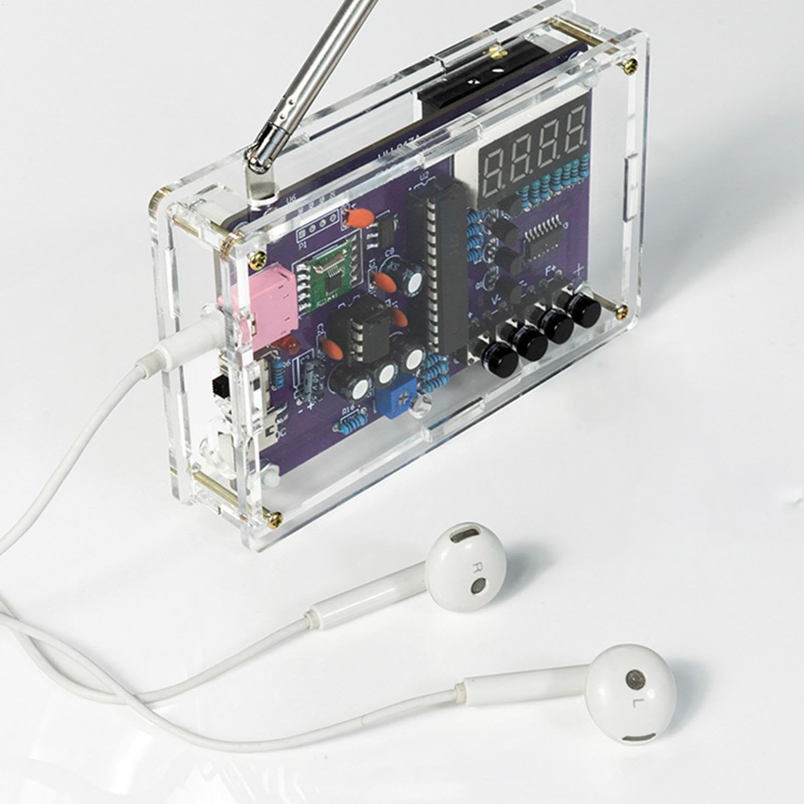 Aprender a soldar kits, kit de radio FM - Kit de soldadura electrónica para principiantes - Actividades educativas para estudiantes de secundaria, Proyecto STEM para el aprendizaje de la práctica y la