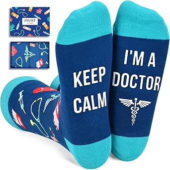 Zmart EMT Doctor Gifts for Men - EMS Week Gifts, Paramedic Gift for Women, EMT Doctor Socks