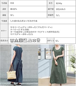 Amazon.co.jp: [SIPERLARI] ワンピース レディース 夏 着痩せ