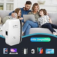 Vista 5 de WiFi Extender, WiFi Signal Booster Up to 5800sq.ft and 58 Devices, WiFi Range Extender, Wireless Internet Repeater, Long Range Amplifier with