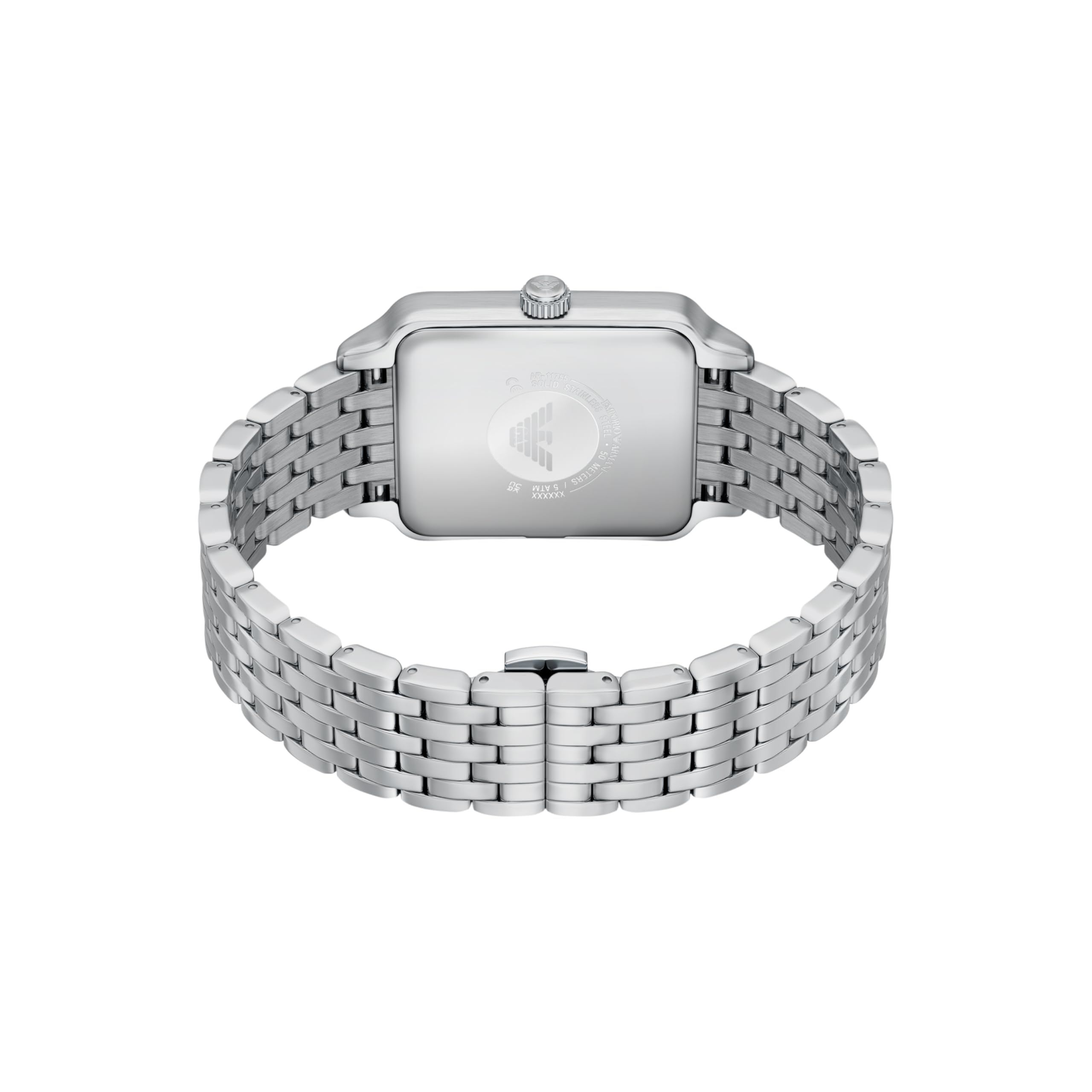 Emporio Armani Uomo Orologio 36MM in acciaio inossidabile color argento, AR11755