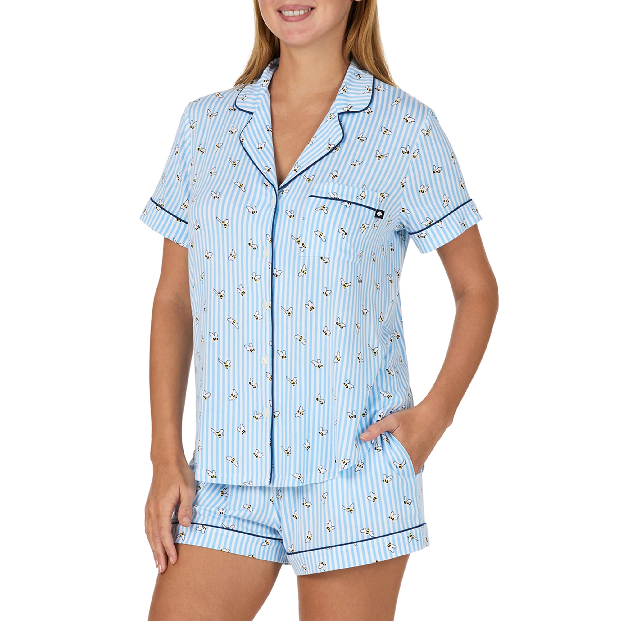 kate spade new york Short Sleeve Boxer PJ Set