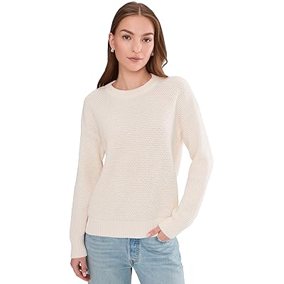 PACT Shoreline Pullover Sweater cream