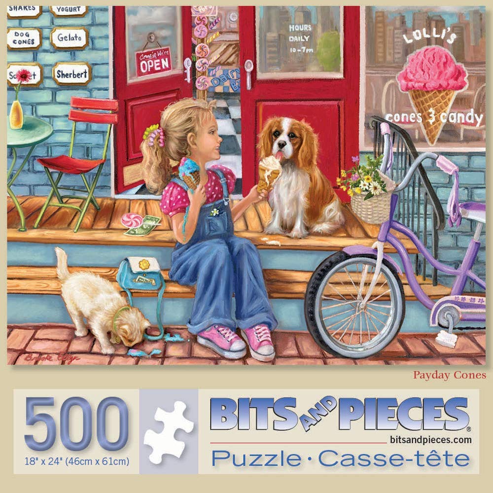 Amazon.com: Bits and Pieces – Large 500 Piece Jigsaw Puzzle for