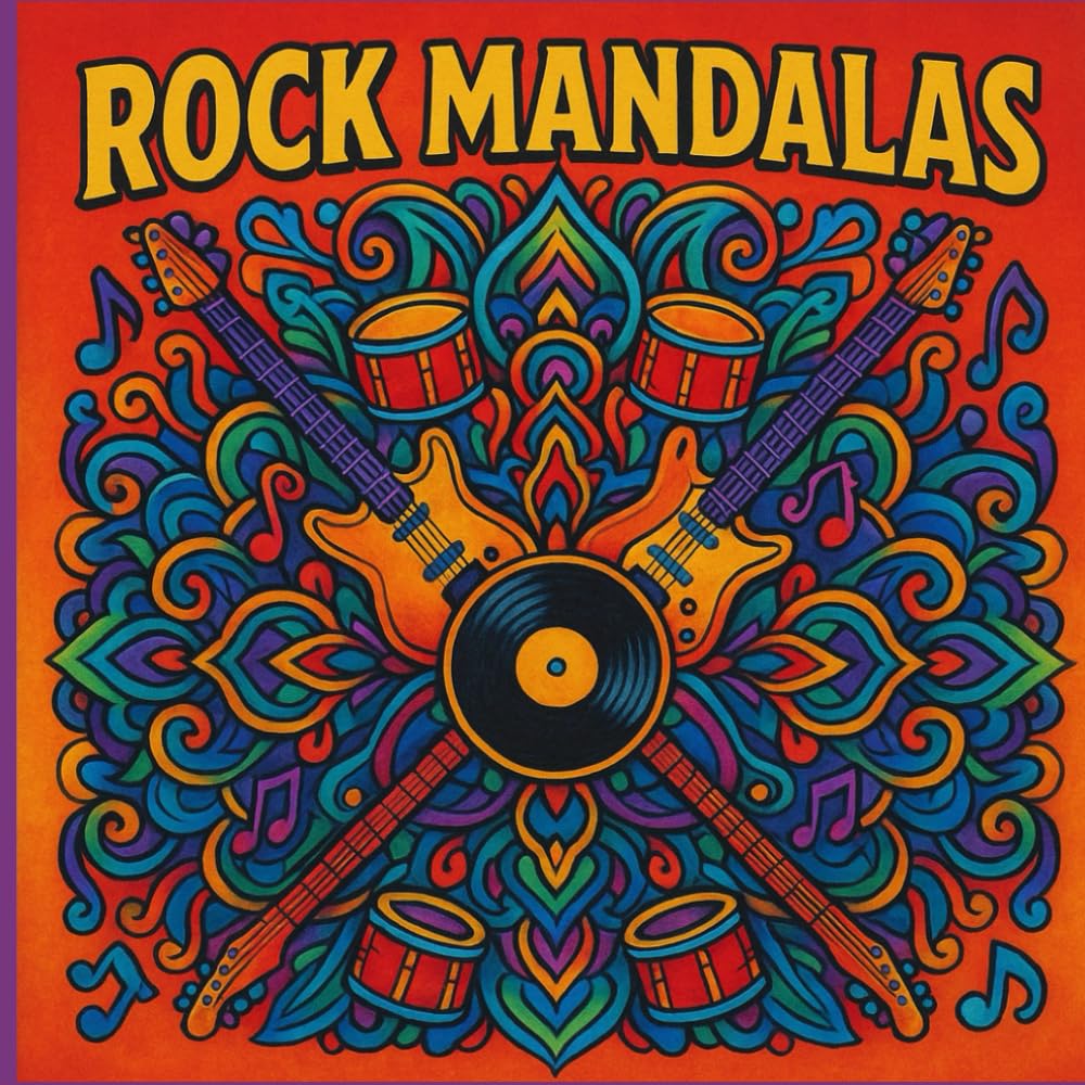 Music Mandalas: Rock inspired mandalas (Color & Wonder Studio)