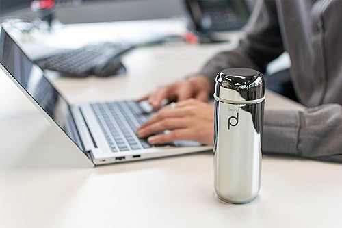 Vista 16 de Drinkpod Grunwerg - Botella de cápsula aislada al vacío, acero inoxidable, azul, 6.8 fl oz