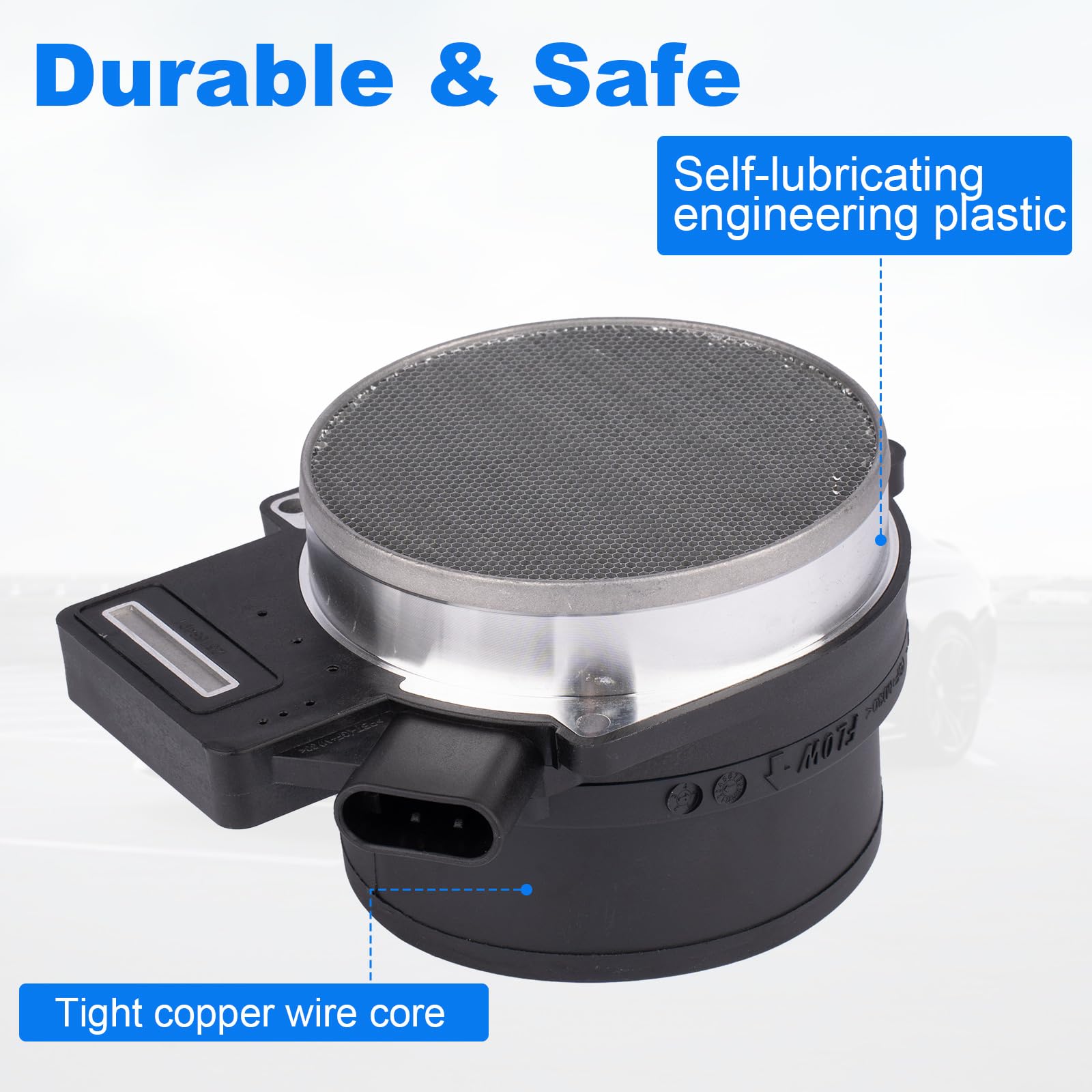 Mass Air Flow Sensor Brand New MAF Sensor - Fits Chevy Trailblazer, Corvette, Silverado, GMC | Part #25318411 & More Bosch Mass Air Flow Sensor - Foto 11