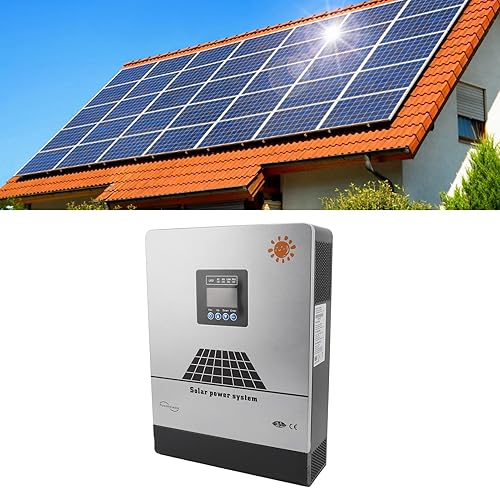 Miniatura 4 de Inversor solar de 5KW con controlador MPPT, conversión de energía eficiente para carga de red, conexión paralela trifásica, para el hogar, escuela,