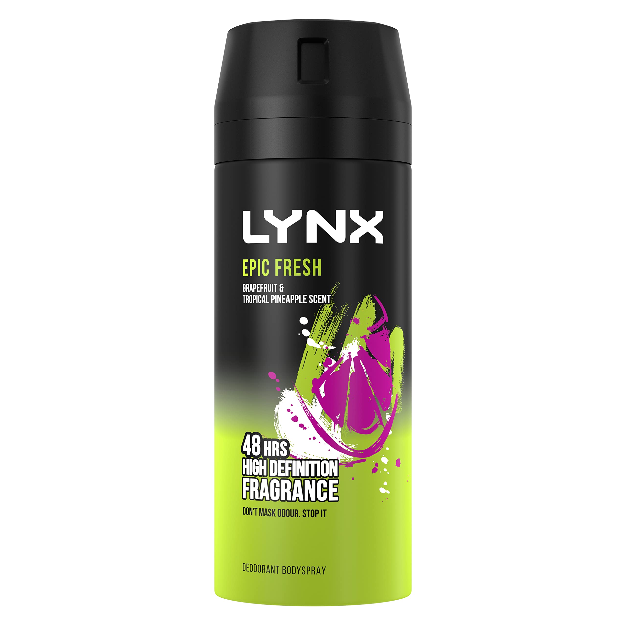 Lynx Epic Fresh Grapefruit & Pineapple Body Spray Men, 150ml