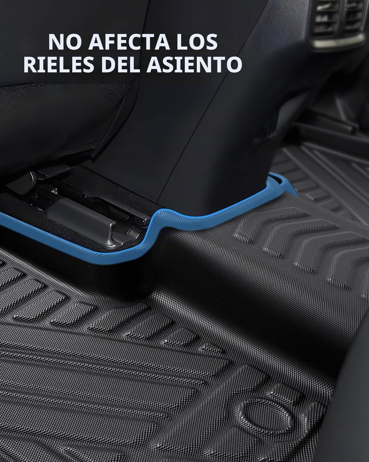 Alfombrilla para Toyota RAV4 PHEV Plug-in Hybrid 2025 2024 2023 2022 2021 2020 2019, Alfombras RAV4 PHEV Originales TPE, Accesorios Antideslizantes e Impermeables, Negro (3 Piezas)