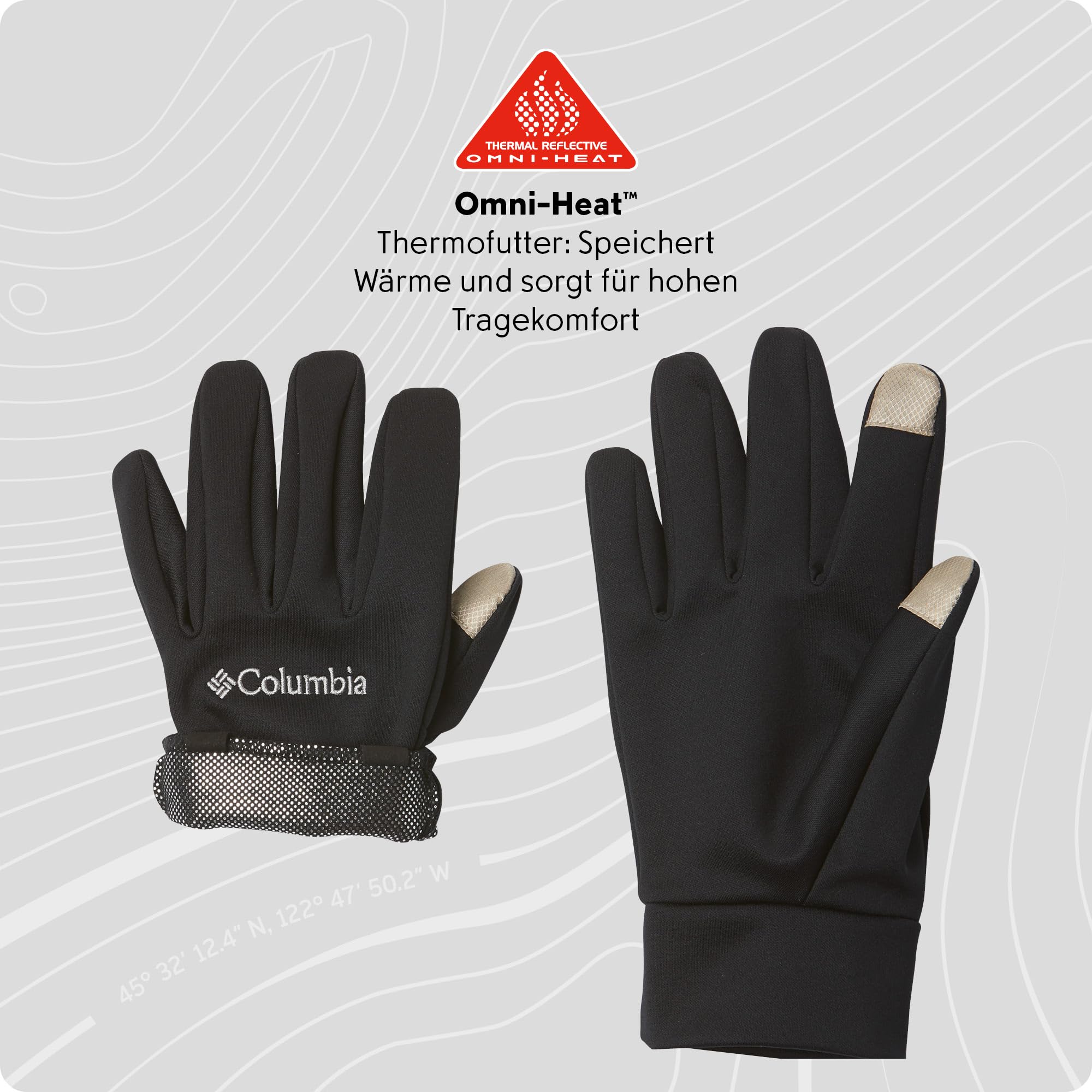 Columbia Unisex Omni-heat Touch Glove Liner Handschuhe