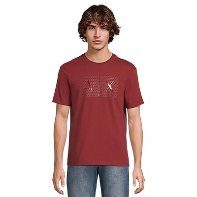 Armani Exchange Slim Fit Box Logo T shirt Men