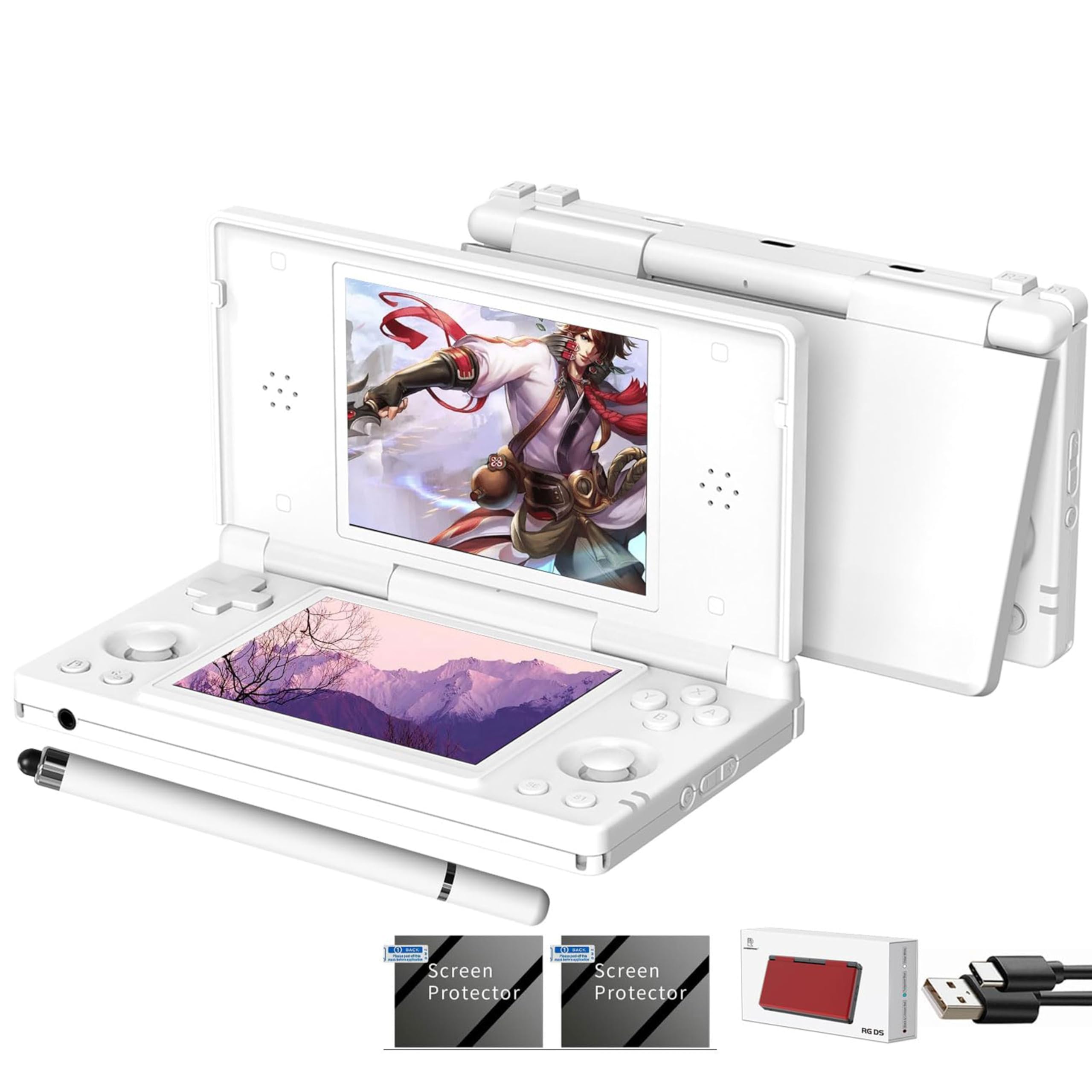 Amazon | Anbernic RG DS 折畳り式ハンドヘルドゲームコンソールRK3568
