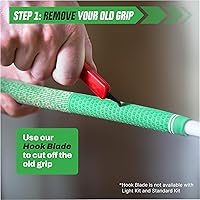 Vista 2 de Wedge Guys Golf Grip Kits for Regripping Golf Clubs - Professional Quality - Options Include Hook Blade, 15 or 30 Tape Strips, 5 or 8 oz Solvent