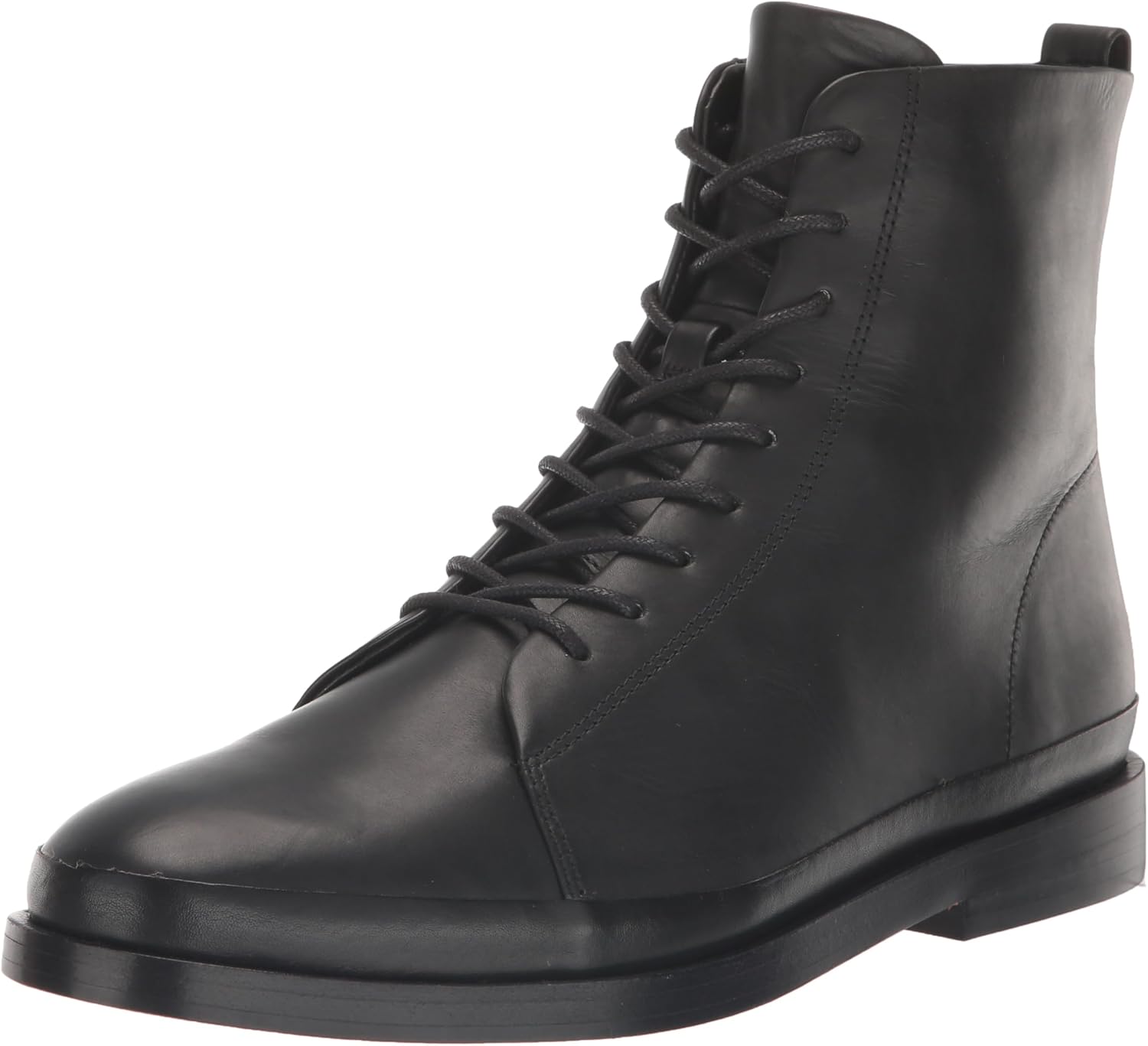 Vince Womens Cooper Lace Up Bootie Black Leather 6 M