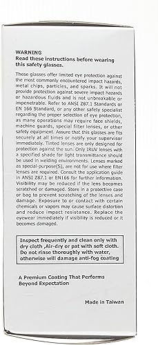 Miniatura 12 de SAFEYEAR Antivaho Z87 - Gafas de seguridad para hombres y mujeres, gafas protectoras, gafas de trabajo de laboratorio