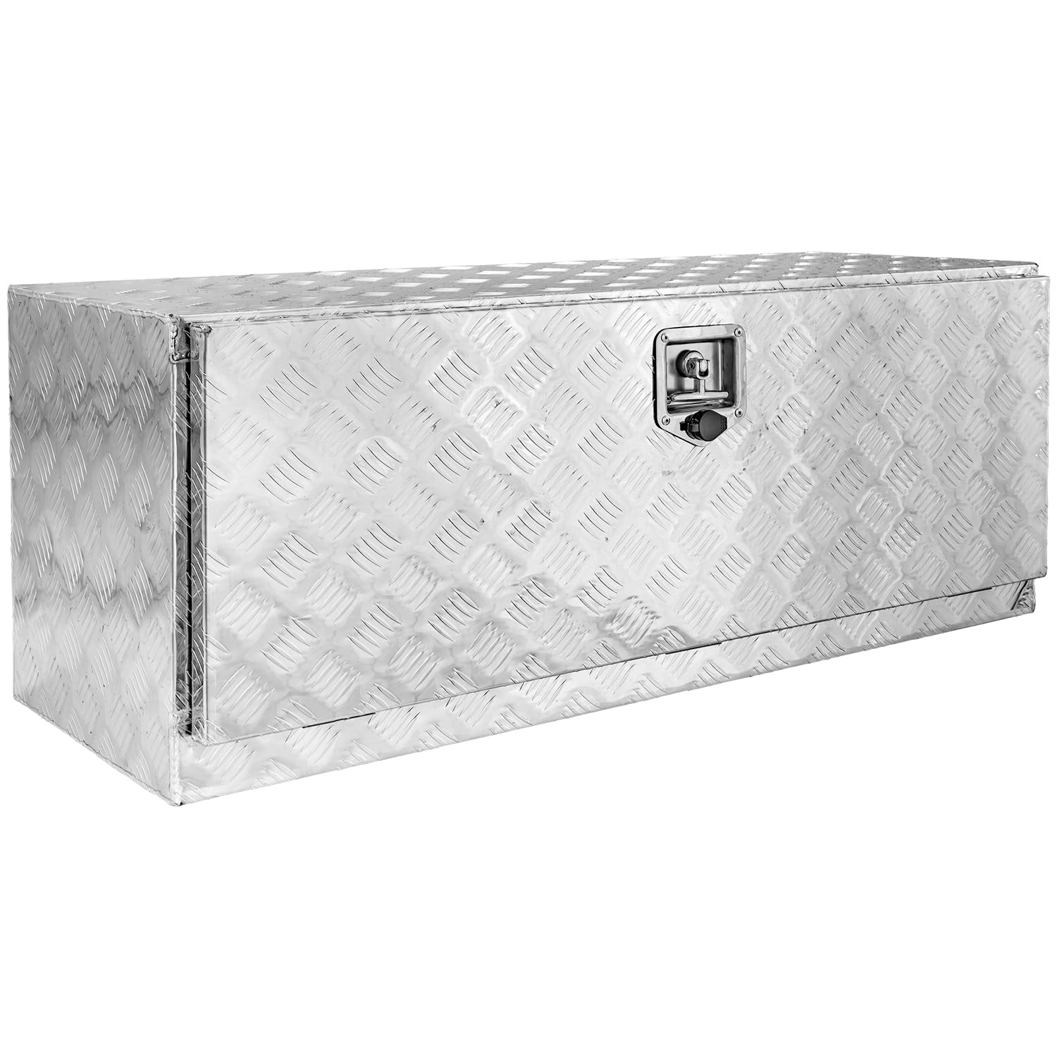 Trucky Caja de aluminio para barra de remolque, caja de herramientas con cerradura y llave, estable, tamaño a elegir: 115 x 40 x 43 cm