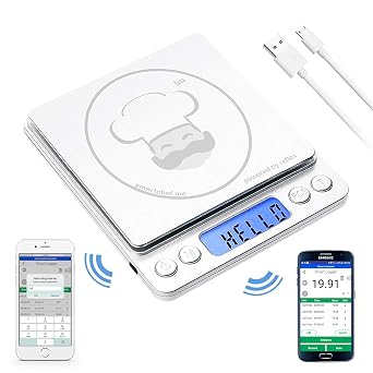 Lab Scale, Pill Counting Tray, Yarn Scale, 500g / 0.01g Precision, Analytical Balance, Wireless, Weight Recording, Data CSV Export, USB Rechargeable, Portable, Accurate, Metal Stainless Steel