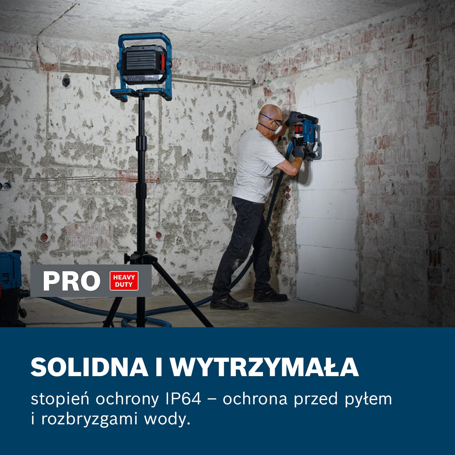 Bosch PRO 18V System Latarka akumulatorowa GLI18V-5000 (bez akumulatora/ładowarki)