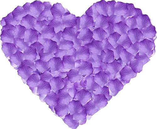 CATTREE Pétalos de rosa, 2000 piezas de flores artificiales de seda, florero, decoración del hogar, boda, novia, decoración de jardín, fiesta,