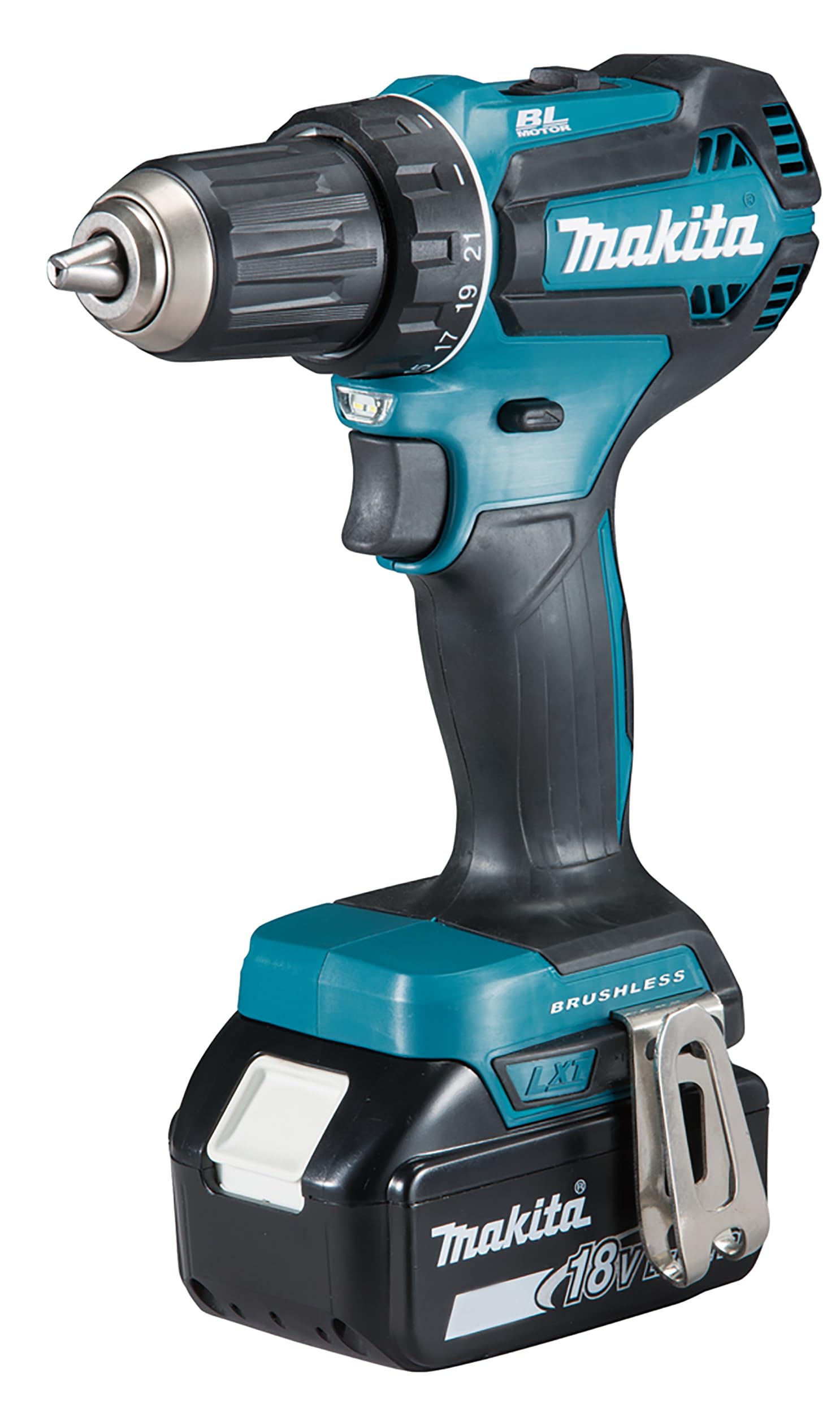Makita DDF485RFJ Taladro atornillador inalámbrico Li-Ion 18V 2x 3.0Ah 50Nm