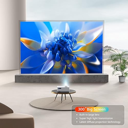 Miniatura 3 de Proyector con WiFi 5G y Bluetooth, proyector nativo 1080P, proyector de película Full HD 18000LM, pantalla de 100 pulgadas, compatible con