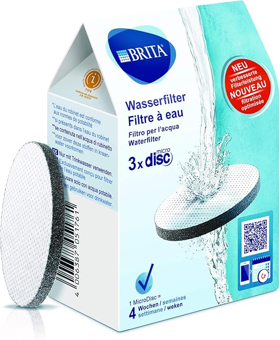 BRITA MicroDisc replacement filter discs for Fill&Go and Filter Bottles