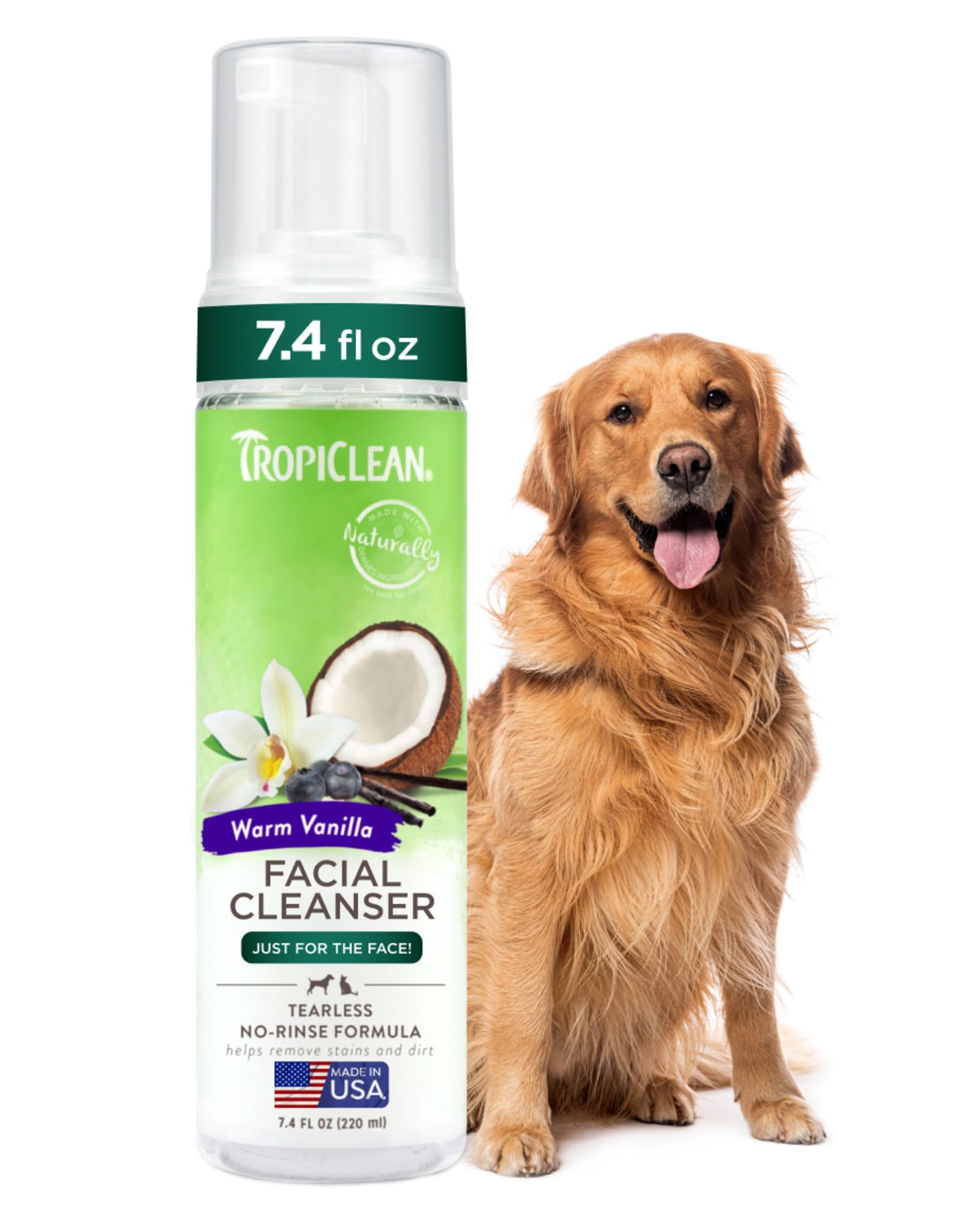 Tropiclean Tropiclean Waterless Facial Cleanser