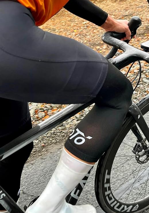 veloToze Graphene Knee Warmers Black One Size