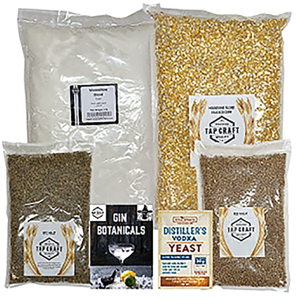 Tapcraft - Gin Recipe Mash Kit - Make Your Own Gin at Home - Great Gift Ideas - Gifts fo Him - Gifts for Dad