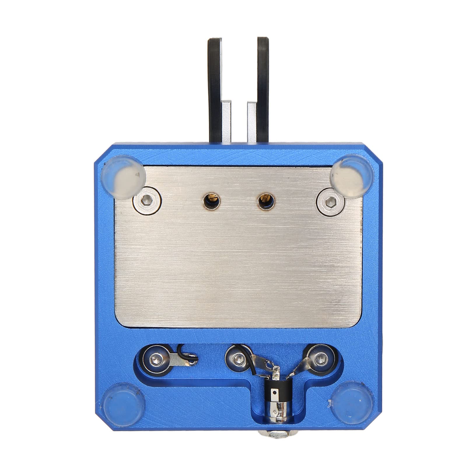Lambic Double Paddle Morse Code Key, Portable CW Telegraph Key for Camping Indoor (Blu scuro)