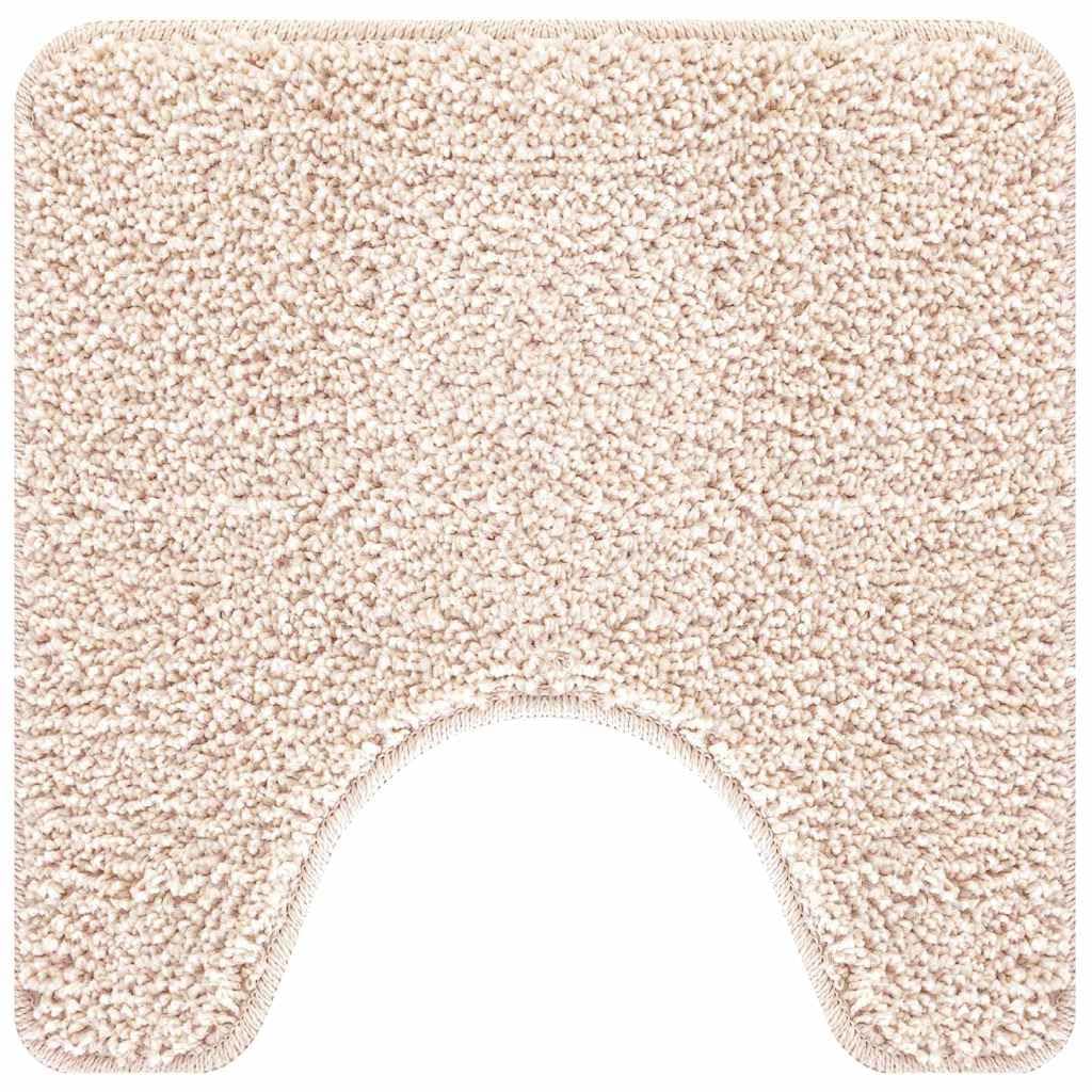 Anti-Rutsch Badematten Set 2 STK. Creme 50 x 50 cm PP