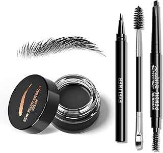 KYDA Juego de maquillaje para cejas, incluye ...