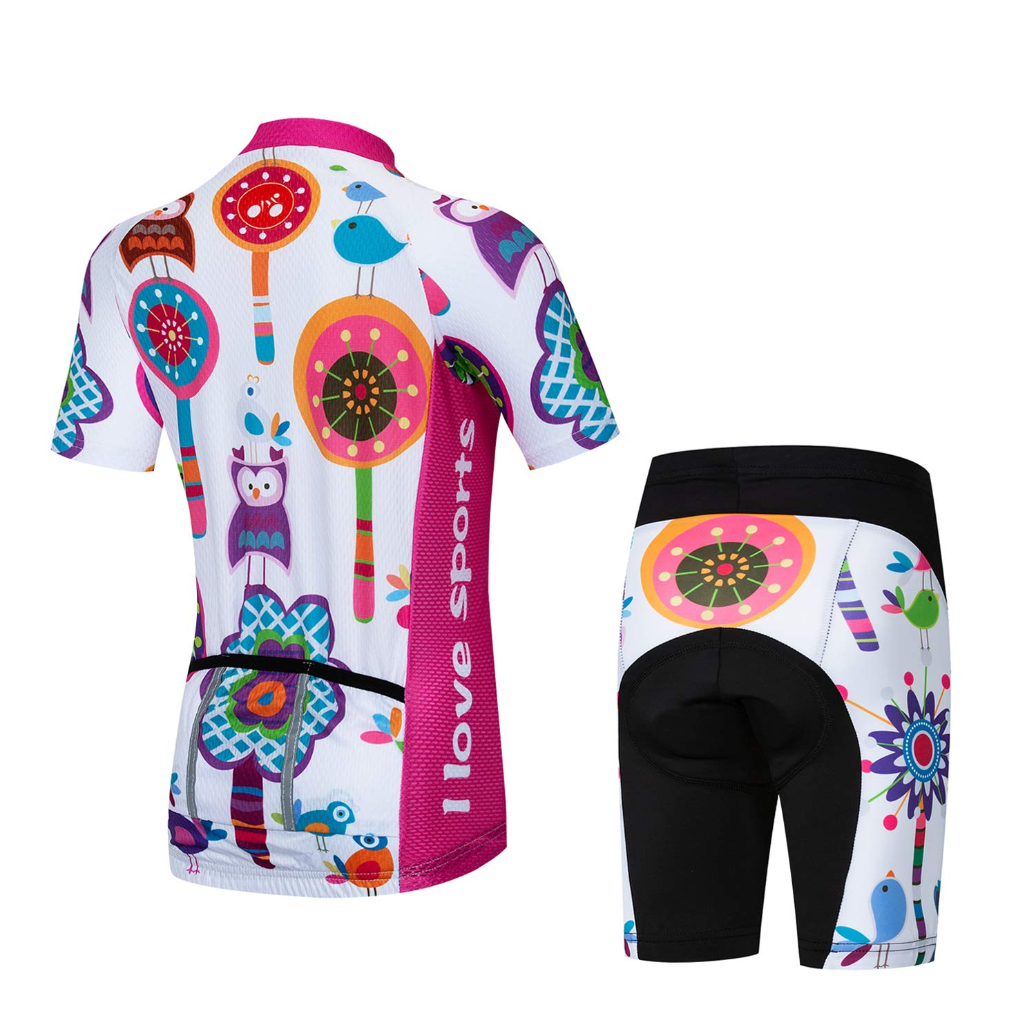 Ensemble maillot de cyclisme pour enfants garçons et filles