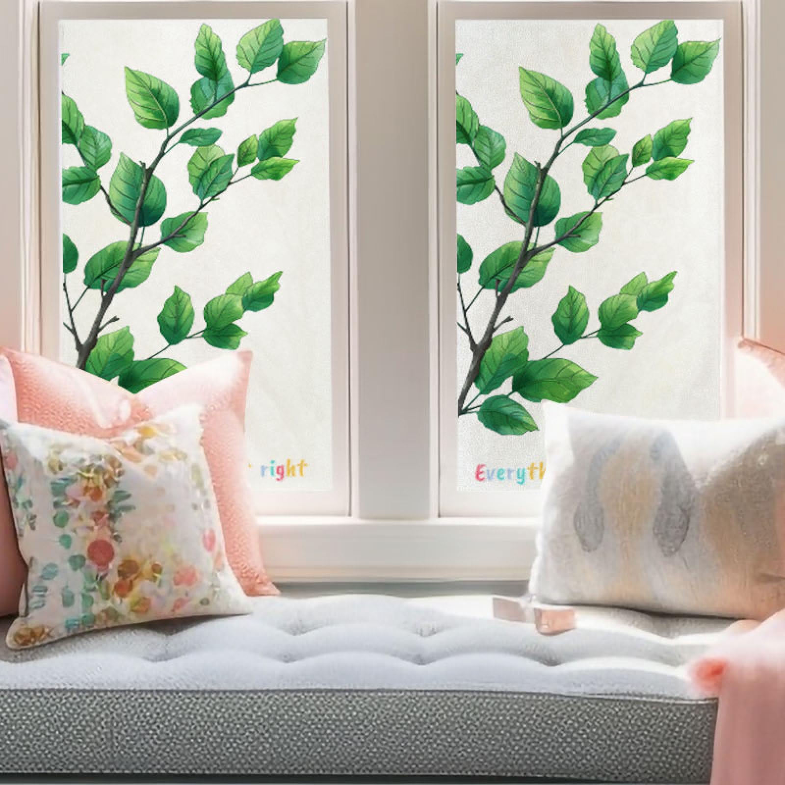 Brise vue fenetre plantes vertes pour une décoration naturelle et intime