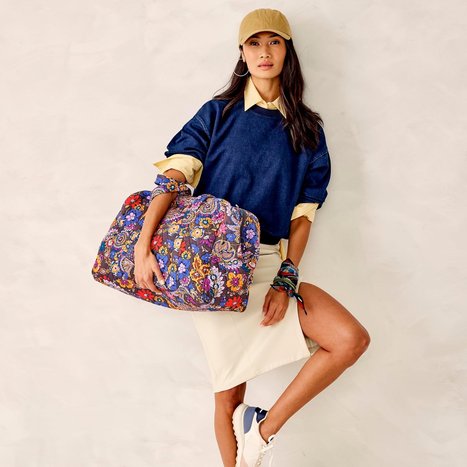 Women's Cotton Large Miramar Weekender - Image 5