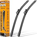 OEM Windshield Wipers Replacement for VW Volkswagen Jetta CC Passat Wiper Blades 2011 2012 2013 2014 2015 2016 2017 2018 2019-2023 -Original Factory Quality 24 and 19 inch (Set of 2) Top Lock 16mm