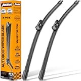 OEM Windshield Wipers Replacement for VW Volkswagen Jetta CC Passat Wiper Blades 2011 2012 2013 2014 2015 2016 2017 2018 2019-2023 -Original Factory Quality 24 and 19 inch (Set of 2) Top Lock 16mm